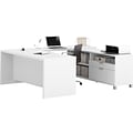 Bestar® Pro-Linea 71 U-Desk, White (120861-17)
