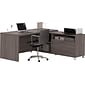 Bestar® Pro-Linea 71"W L-Desk in Bark Grey (120863-47)