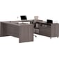 Bestar Pro-Linea U-Desk, Bark Grey (120861-47)