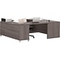 Bestar Pro-Linea U-Desk, Bark Grey (120861-47)