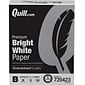 Quill Brand® 8.5" x 11" Laser & Inkjet Print Paper, 24 lbs., 98 Brightness, 500 Sheets/Ream, 10 Reams/Carton (720423CT)