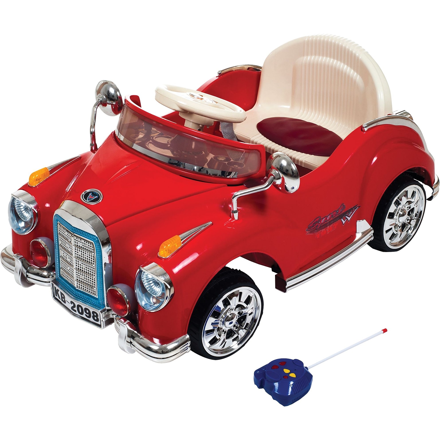 Lil Rider Cruisin Coupe Ride-On Battery Operated Classic Car w/ Remote