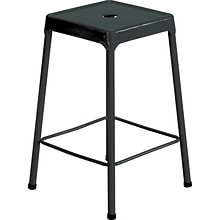 Safco Steel Counter Stool without Back, Black (6605BL)