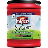 Folgers® Half Caff Coffee, 10.8 oz. Canister