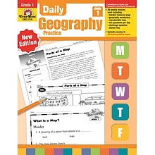 Daily Geography Practice Resource Book, Grade 1