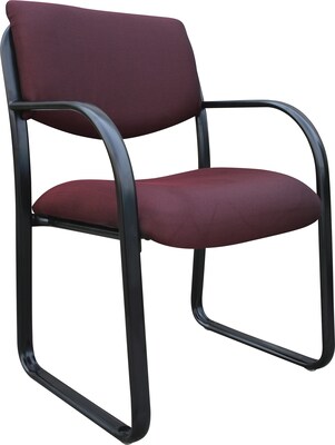Lincolnshire Seating B9520 Series Guest Armchair; Burgundy