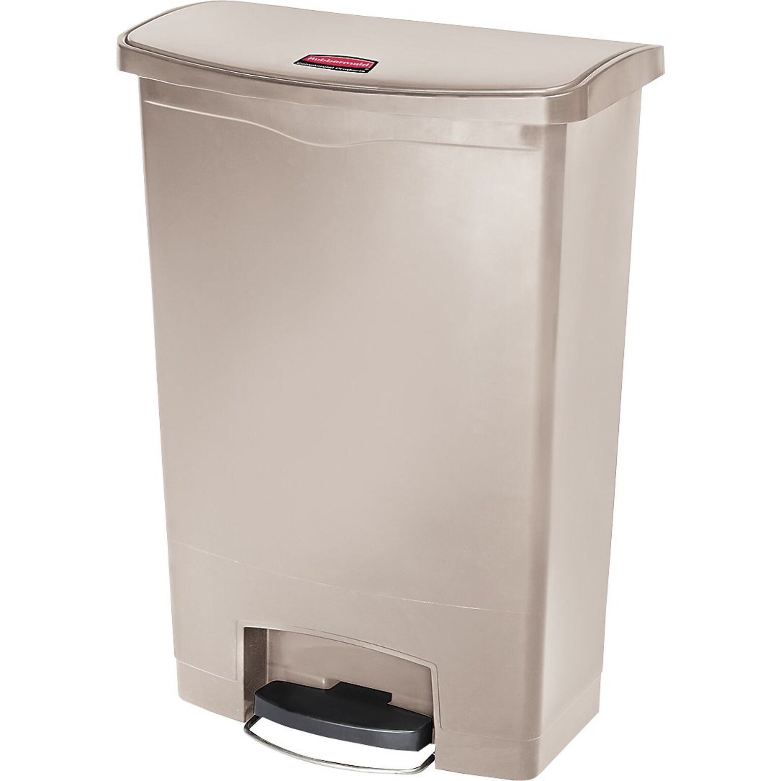 Rubbermaid Slim Jim Resin Front Step-On Trash Can, 24 Gallons (1883552)