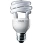 Philips Compact Fluorescent Twister Light Bulb, 13 Watts, Cool White, 6/Pack (414037)
