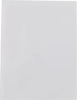 Staples Shop Ticket, 8.5 x 11, Clear, 50/Pk