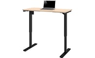 Electronic Adjustable 24" x 48" Table with Northern Maple Worksurface