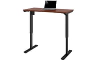 Bestar® Electronic Adjustable 24" x 48" Table with Bordeaux Worksurface