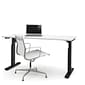 Bestar Universel 60"W Electric Height Adjustable Desk, White (65867-17)