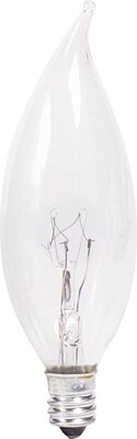 Philips Incandescent Clear Light Bulb, BA9, 40 Watts, 6/Carton (168070CT)