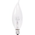 Philips Incandescent Clear Light Bulb, BA9, 40 Watts, 6/Carton (168070CT)