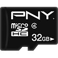 PNY 32GB MicroSD Class 4 Flash Memory Card