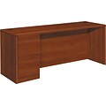 HON® 10700 Series in Cognac, Left Pedestal Credenza