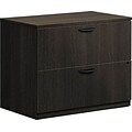 HON BL Series Lateral File, 2 Drawers, 35-1/2W, Espresso (BSXBL2171ESES)