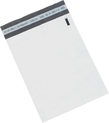 Poly Mailers, 9 x 12, White, 100/Case
