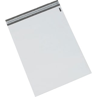 Poly Mailers, 14 1/2 x 19, White, 100/Case
