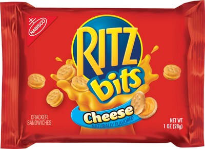 Nabisco Ritz Bits Cheese Sandwich Crackers, 1 oz., 12 Packs/Box (GEN00091)