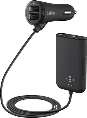 Belkin USB Car Charger for Most Smartphones, Black (F8M935BT06-BLK)