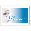 Medical Arts Press® Eye Care Welcome Cards; Blue Eye, Blank Inside