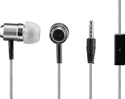 Sentry Premium Ear Buds, Silver