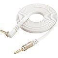 Scosche 6 Foot 90 degree angle 3.5mm Audio Cable, Gold