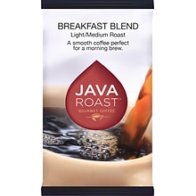 Java Roast Gourmet Breakfast Blend Ground Coffee with Filters; Regular, 1.75 oz., 42 Packets
