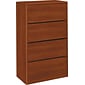 HON® 10700 Series in Cognac, 36" 4-Drawer Lateral File