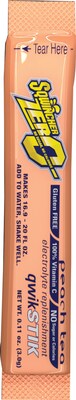 Sqwincher ZERO Qwik Stik™ Electrolyte Sugar Free Powdered Beverage Mix, Peach Tea, 0.11 oz., 50/Pk