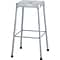 Safco Bar Steel Back Nylon Backless Stool, Silver (6606SL)