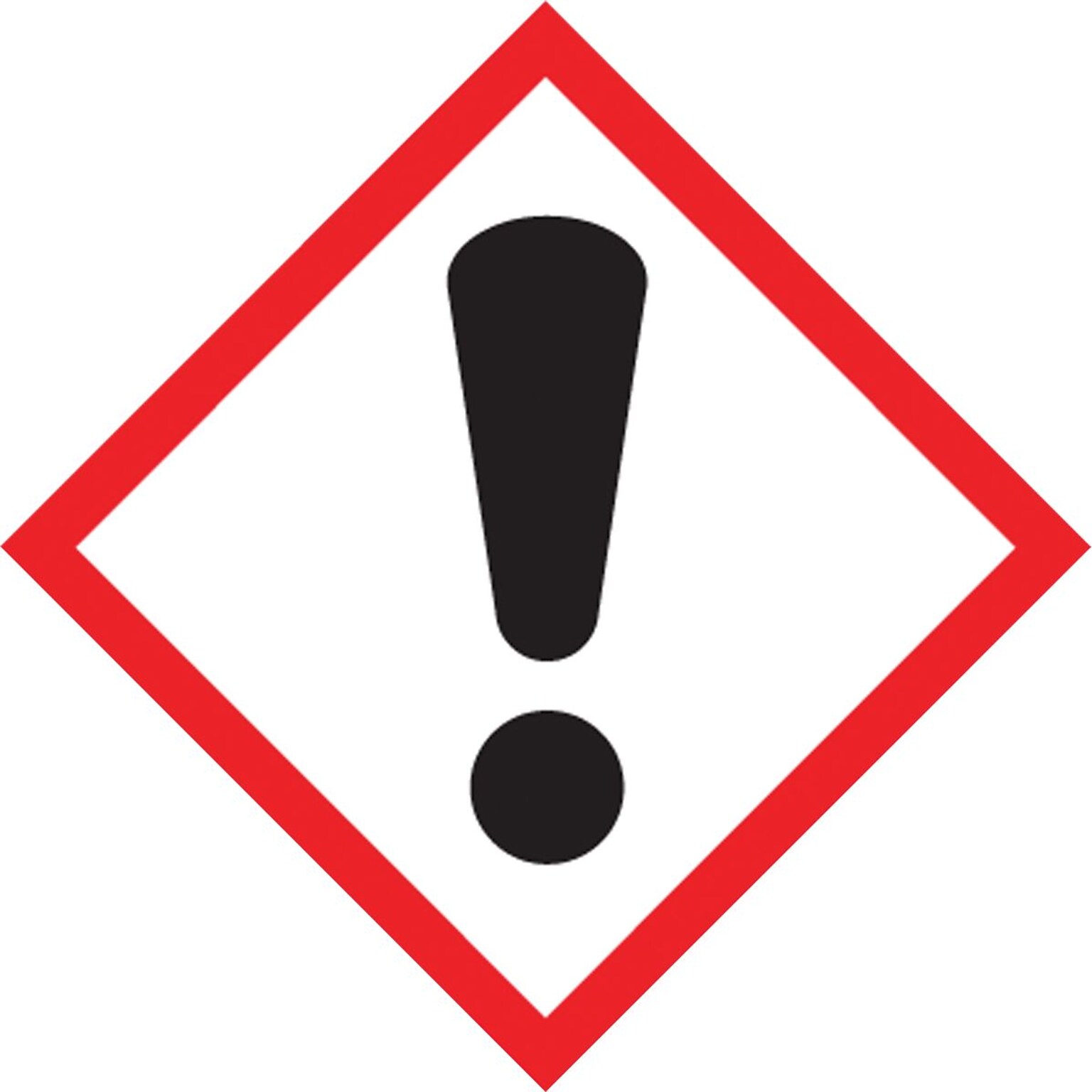 Accuform GHS Pictogram Label, EXCLAMATION MARK, 1 x 1, Adhesive Coated Paper, 500/Roll (LZH607PS5)