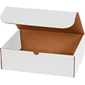 White Corrugated Mailers, 12-1/8 x 9-1/4 x 4, 50/Bundle (M1294)