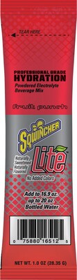 Sqwincher Lite™ Electrolyte Powdered Beverage Mix, Fruit Punch, 1.0 oz., 8/Pack (060282-FP)