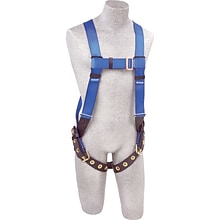 Capital Safety 5-Point Adjustment Harness, Universal, 310 lbs. Capacity, Blue (AB17550)