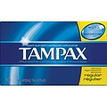 Tampax Cardboard Applicator Tampons, Regular, 480/Ct