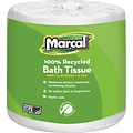 Marcal® 100% Recycled  Bath Tissue, White, 2-Ply, 504 Sheets/Roll, 80 Rolls/Case (4580)