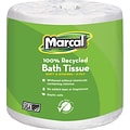 Marcal® 100% Recycled Bath Tissue, 2-Ply, White, 336 Sheets/Roll, 48 Rolls/Case (6079-48)