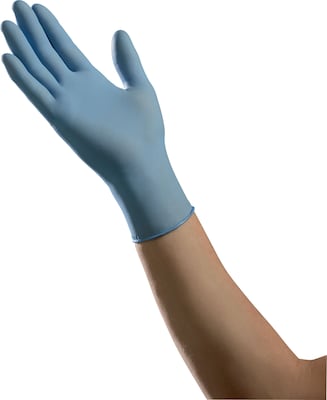 Ambitex Nitrile Powder-Free Exam Gloves, Small, 1,000/Carton (NSM200)