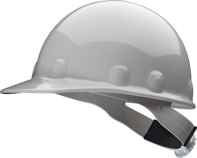 Honeywell SuperEight Plastic Type I 8-Point Ratchet Suspension Short Brim Hard Hat, Gray (E2RW09A000)