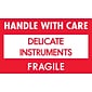 Tape Logic Delicate Instruments - HWC Shipping Label, 3" x 5", 500/Roll