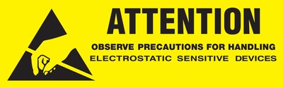 Tape Logic Attention - Observe Precautions Shipping Label, 5/8 x 2, 500/Roll