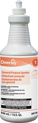 Diversey General Purpose Spotter, Floral Scent, Liquid, 32oz. Squeeze Bottle (904192)