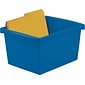 Storex 16 Quart Storage Bin, Assorted Colors, 6/Carton (STX61514S06C)