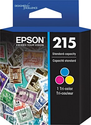 Epson T215 Tri-Color Standard Yield Ink   Cartridge