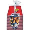 Hefty® Easy Grip® Disposable Plastic Party Cup, 18 oz., Red, 50/Pack