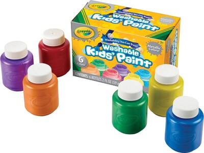 Neon Paints, 10 Count Kids Washable Paints, Crayola.com