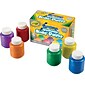 Crayola Washable Kids Paint, Assorted Colors, 2 oz., 6/Set (54-5000)