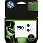HP 950 Black Standard Yield Ink Cartridge, 2/Pack (L0S28AN#140)